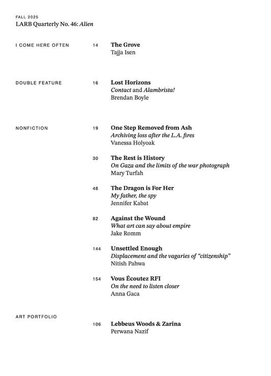 LARB Quarterly, no. 46: Alien