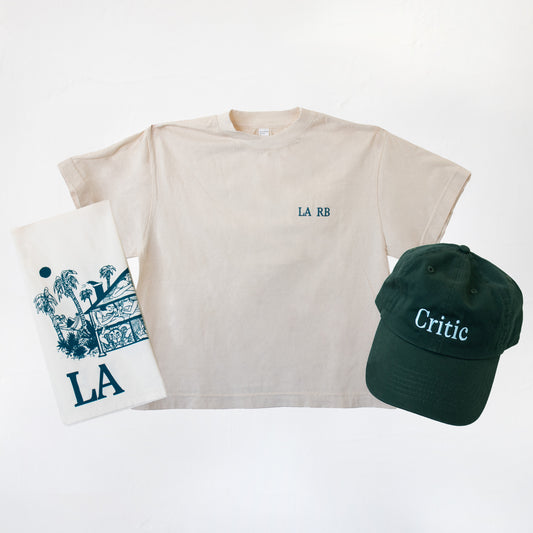 LARB Tee + Critic Hat + LARB Tea Towel (15% off)